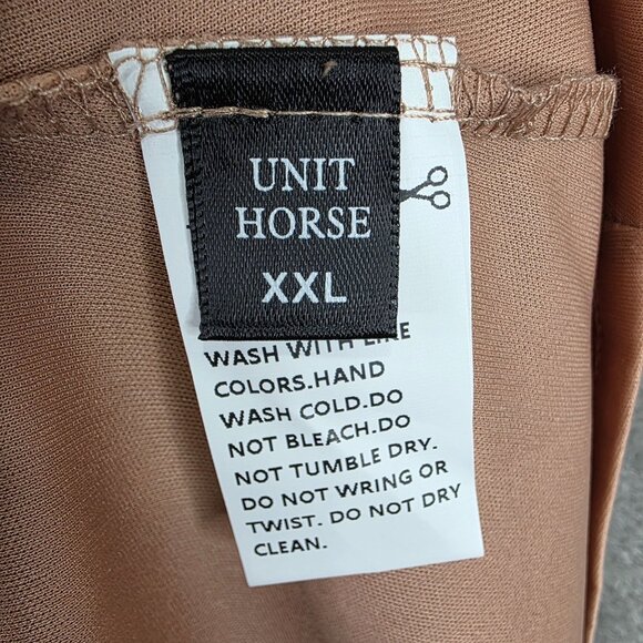 Womens Unit Horse Sequin Embellished Gold Maxi Dress Short Sleeves V Neck XXL - Picture 5 of 10